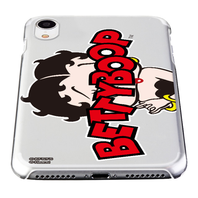 【iPhoneXR ケース】Betty Boop クリアケース (LOGO Red ＆ Black)goods_nameサブ画像