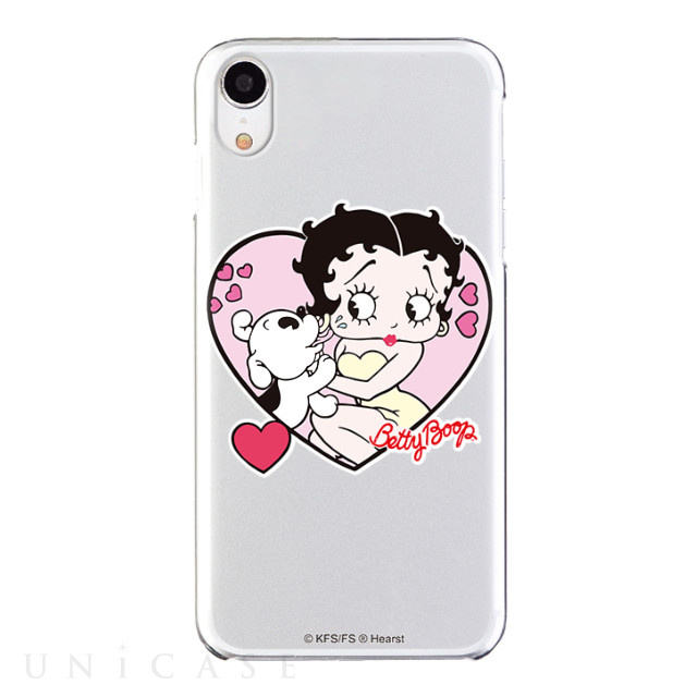 【iPhoneXR ケース】Betty Boop クリアケース (Heart)