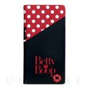 【iPhoneXS/X ケース】Betty Boop 手帳型ケース (DOT)