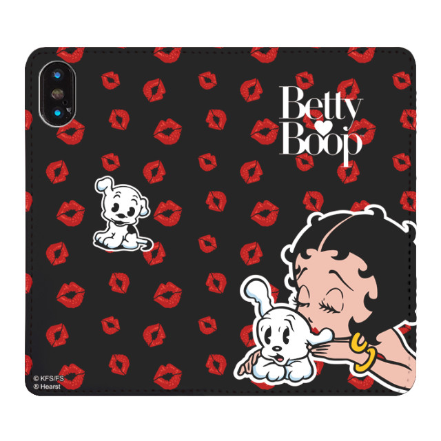 【iPhoneXS/X ケース】Betty Boop 手帳型ケース (KISS)goods_nameサブ画像