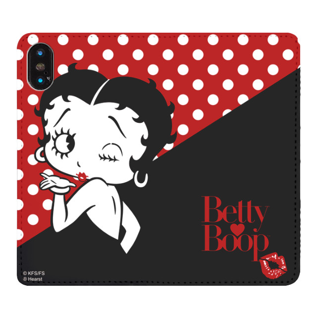 【iPhoneXS/X ケース】Betty Boop 手帳型ケース (DOT)サブ画像