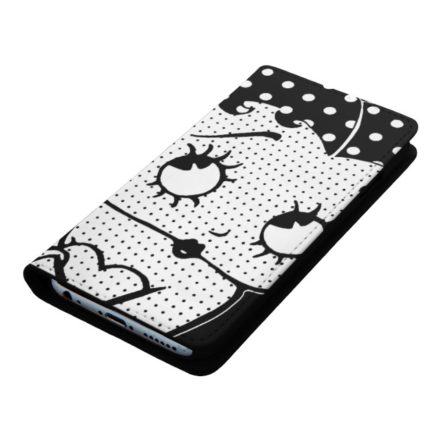【iPhoneXS/X ケース】Betty Boop 手帳型ケース (DOT MONO)サブ画像