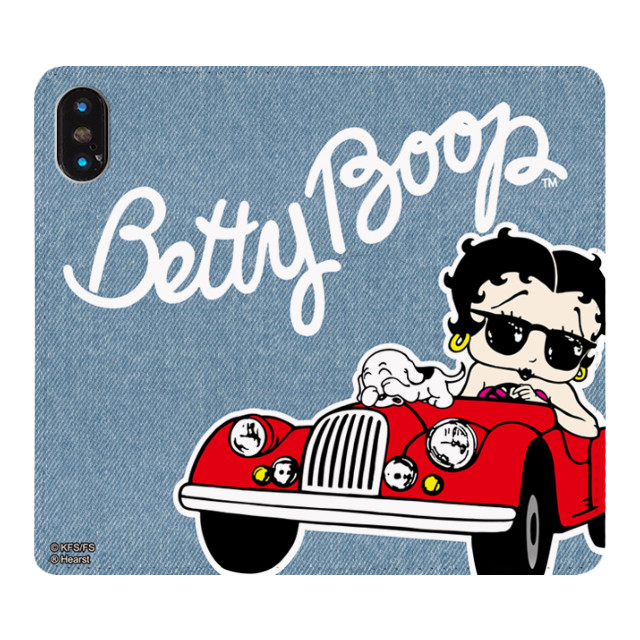 【iPhoneXS/X ケース】Betty Boop 手帳型ケース (Ride on)サブ画像