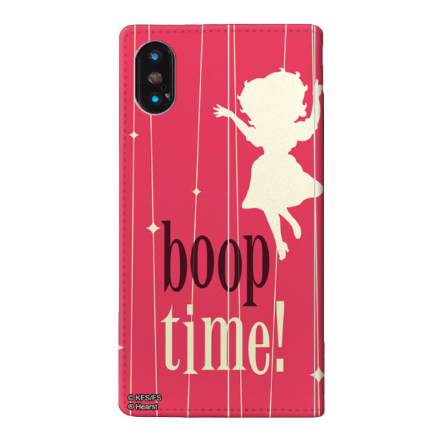 【iPhoneXR ケース】Betty Boop 手帳型ケース (BOOP TIME)goods_nameサブ画像