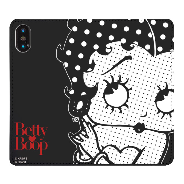 【iPhoneXR ケース】Betty Boop 手帳型ケース (DOT MONO)サブ画像