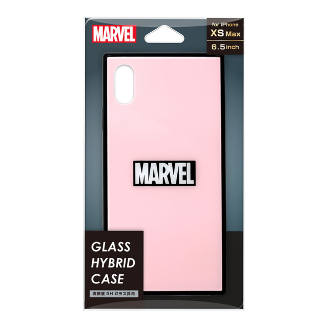 【iPhoneXS Max ケース】ガラスハイブリッドケース (ロゴ/ピンク)サブ画像