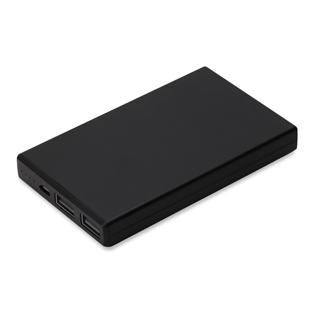 micro USBタフケーブル付き モバイルバッテリー5000mAh (ブラック)サブ画像