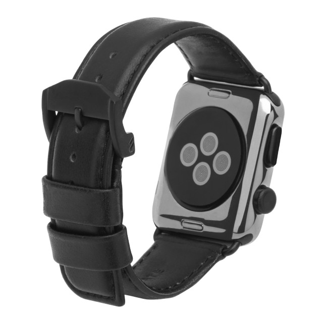 【Apple Watch バンド 45/44/42mm】Apple Watchband Signature Leather (Black) for Apple Watch SE(第2/1世代)/Series9/8/7/6/5/4/3/2/1サブ画像
