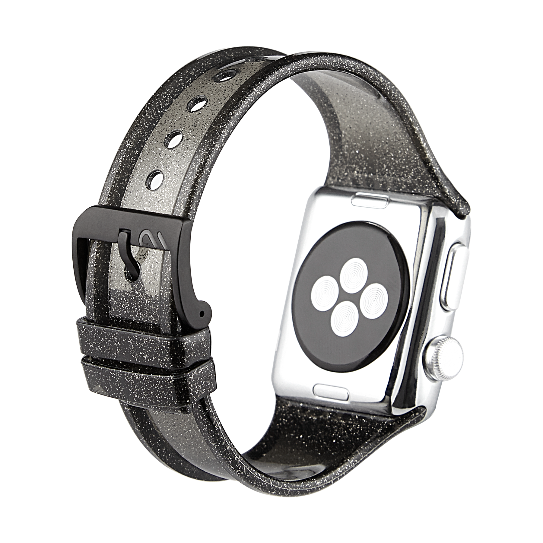 【Apple Watch バンド 45/44/42mm】Apple Watchband Sheer Glam (Noir) for Apple Watch SE(第2/1世代)/Series9/8/7/6/5/4/3/2/1サブ画像