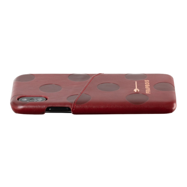 【iPhoneXS/X ケース】MOKKIN CASE 背面レザーケース (RED)サブ画像
