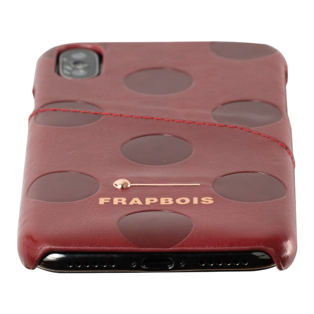 【iPhoneXS/X ケース】MOKKIN CASE 背面レザーケース (RED)サブ画像