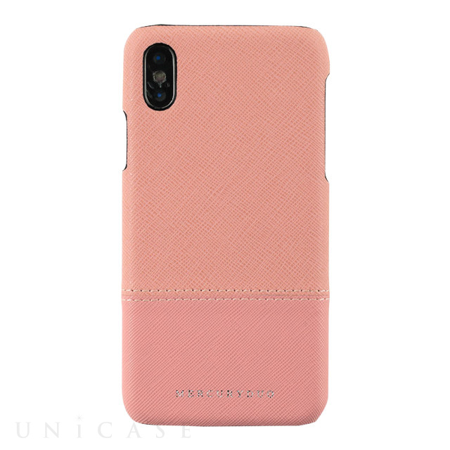 【iPhoneXS/X ケース】BI COLOR 背面型ケース (PEACH)