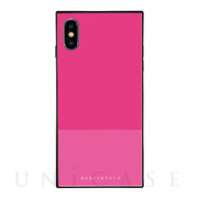 【iPhoneXS Max ケース】BI COLOR 背面型ガラ...