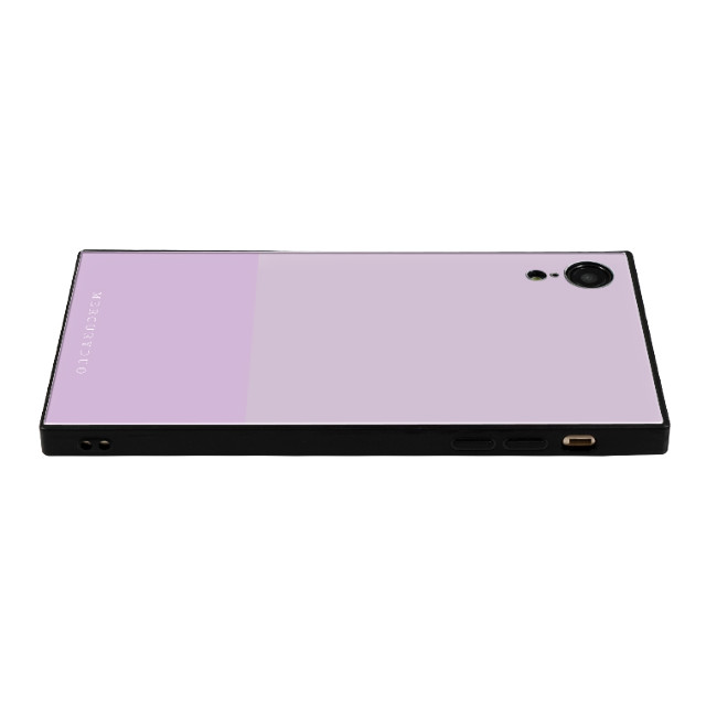 【iPhoneXR ケース】BI COLOR 背面型ガラスケース (LAVENDER)サブ画像