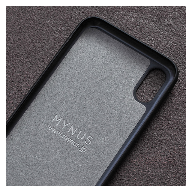 【iPhoneXS ケース】MYNUS iPhoneXS CASE (マットブラック)サブ画像