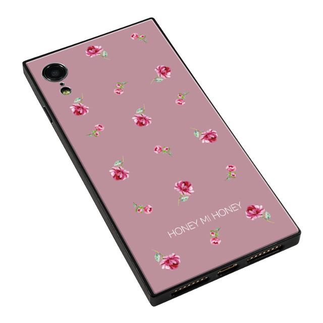 【iPhoneXR ケース】HONEY MI HONEY スクエア型 ガラスケース (PINK ROSE PINK)goods_nameサブ画像