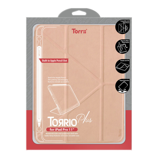【iPad Pro(11inch)(第1世代) ケース】TORRIO Plus (Pink)サブ画像