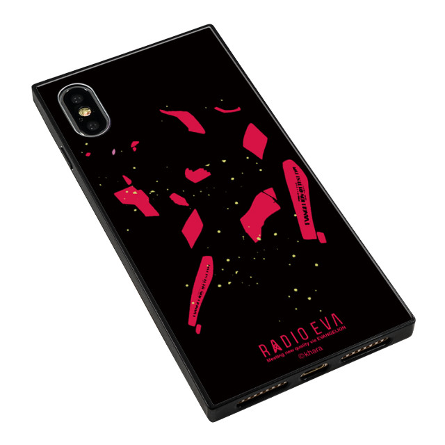 【iPhoneXS/X ケース】RADIO EVA スクエア型 ガラスケース (YAMIYO (RED))サブ画像