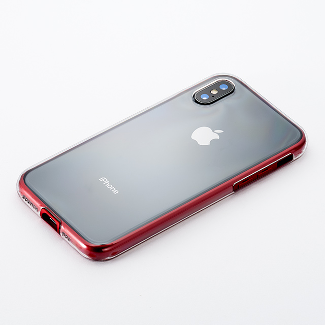 【iPhoneXS ケース】Air jacket Shockproof (Red)サブ画像