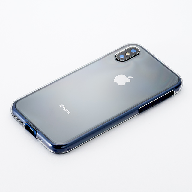 【iPhoneXS ケース】Air jacket Shockproof (Navy)サブ画像