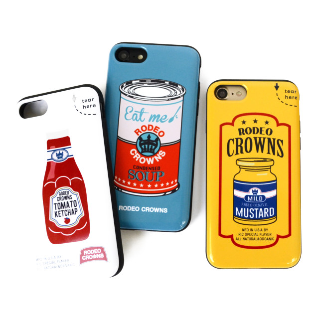 【iPhoneSE(第3/2世代)/8/7 ケース】RODEO CROWNS カード収納型背面ケース (スープ/BLUE)サブ画像