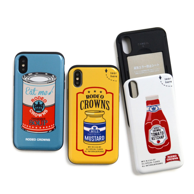 Iphonexs X ケース Rodeo Crowns カード収納型背面ケース ケチャップ Rodeo Crowns Iphoneケースは Unicase
