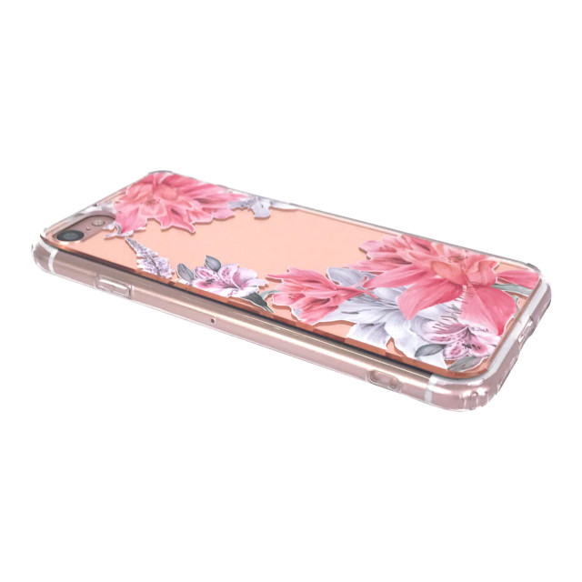 【iPhoneSE(第3/2世代)/8/7/6s/6 ケース】ROYAL PARTY ミラー背面ケース (フラワー/ROSE GOLD)goods_nameサブ画像