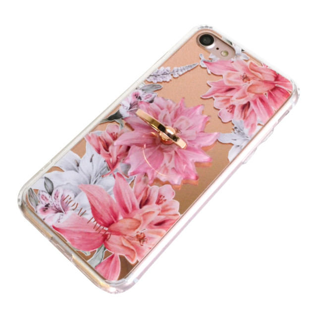 【iPhoneSE(第3/2世代)/8/7/6s/6 ケース】ROYAL PARTY ミラー背面ケース (フラワー/ROSE GOLD)サブ画像