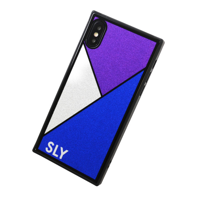 【iPhoneXS Max ケース】SLY 背面ケース (ラメガラスケース_BLUE)サブ画像