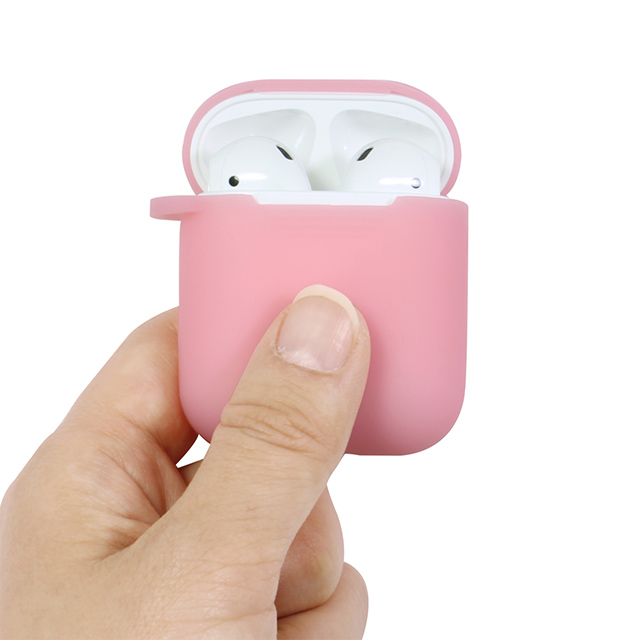 【AirPods(第2/1世代) ケース】AirPods専用 シリコンケース (クリアライトピンク)goods_nameサブ画像