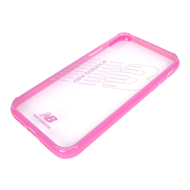 【iPhoneXR ケース】TPU＋PCハイブリッド クリアケース (ピンク)サブ画像