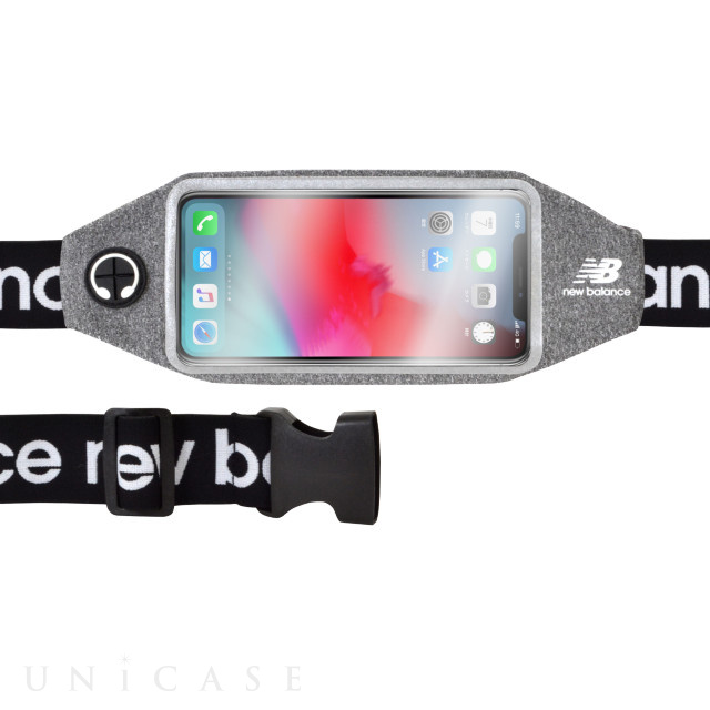 スマホポーチ ランニングポーチ グレー New Balance Iphoneケースは Unicase