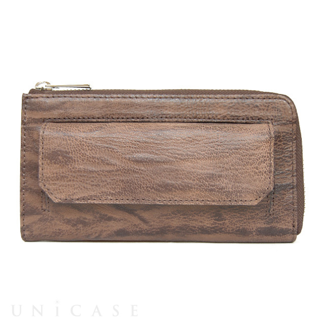 スマホが入る長財布 １万円札ジャストサイズ ブラック Plog Iphoneケースは Unicase