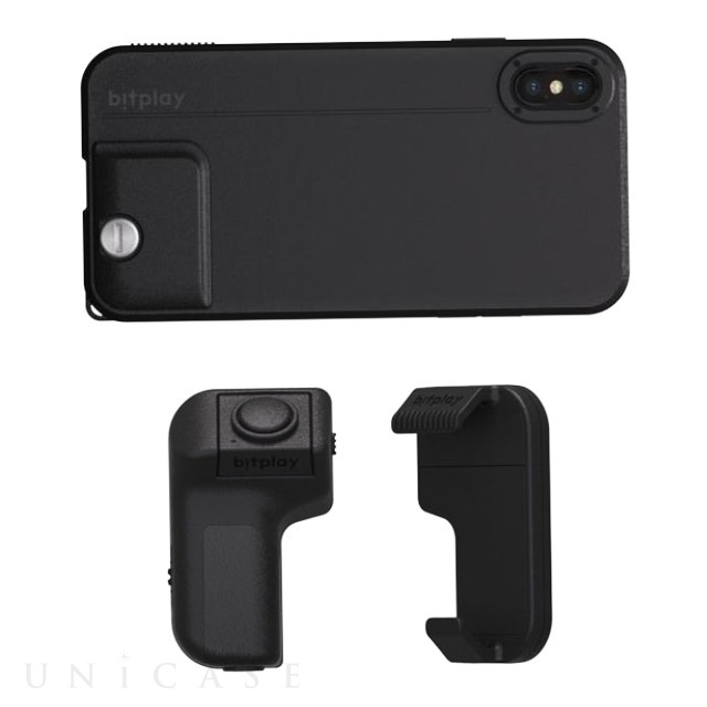 【iPhoneXS Max ケース】SNAP! Case ＆ Grip・Professional Set (ブラック)