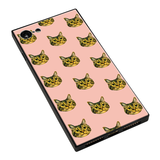 【iPhone8/7 ケース】anniv. スクエア型 ガラスケース (Cat Pattern)goods_nameサブ画像