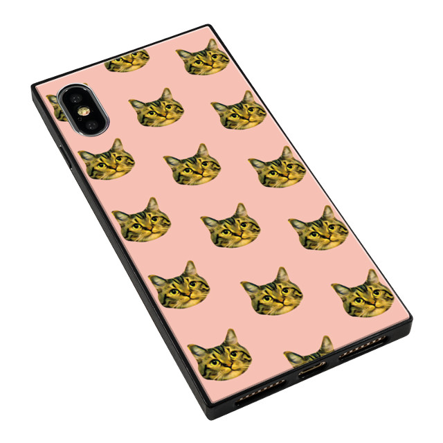 【iPhoneXS Max ケース】anniv. スクエア型 ガラスケース (Cat Pattern)goods_nameサブ画像