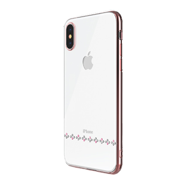 【iPhoneXS/X ケース】Crystal love Case (Rose gold)goods_nameサブ画像