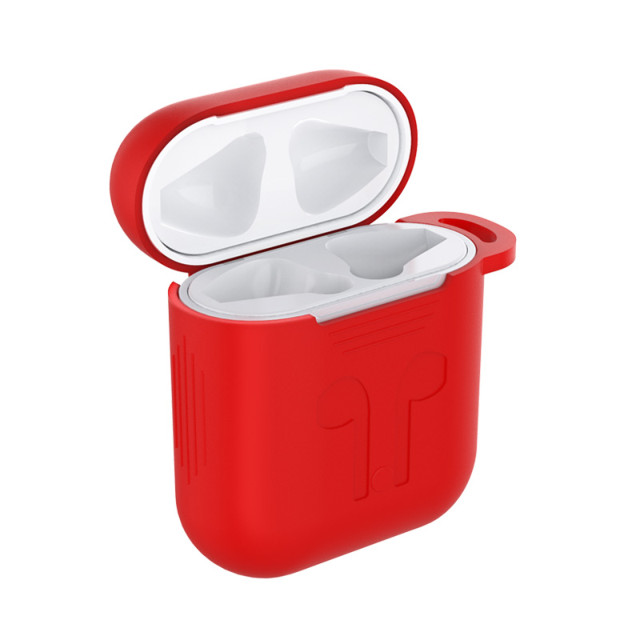 【AirPods(第2/1世代) ケース】Naked Silicone Case (Red)サブ画像