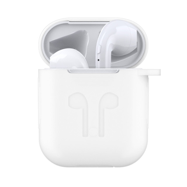 【AirPods(第2/1世代) ケース】Naked Silicone Case (White)サブ画像