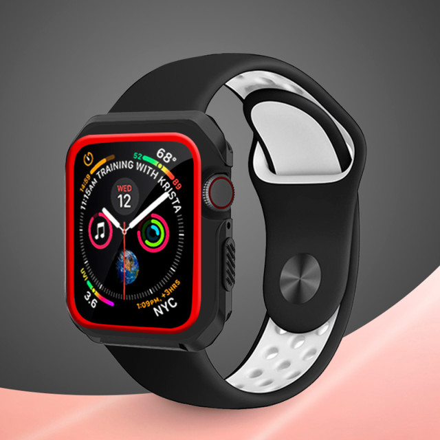 【Apple Watch ケース 40mm】Dazzle APPLE Watch4 protection case (Black red) for Apple Watch Series5/4goods_nameサブ画像