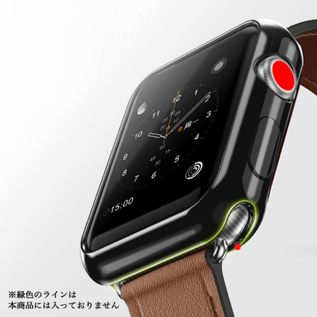 【Apple Watch ケース 40mm】Gold-plated APPLE watch4 case (Silver) for Apple Watch Series5/4サブ画像