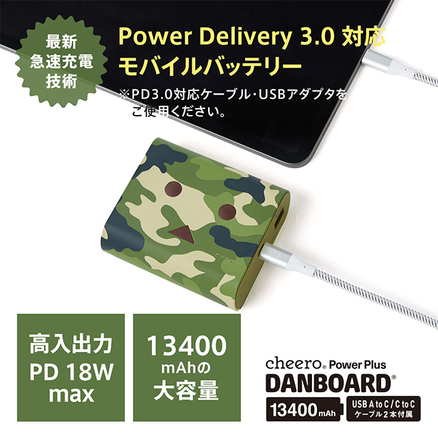 Power Plus DANBOARD 13400mAh PD18W (カモフラージュ)goods_nameサブ画像