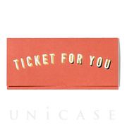 TICKET CARD (RED)