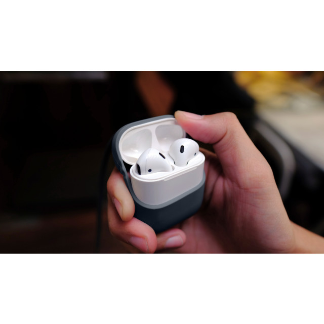 【AirPods(第2/1世代) ケース】Capsule 2way ストラップ付き (グレー)サブ画像