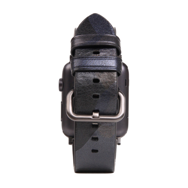 【Apple Watch バンド 44/42mm】Italian Camo Leather (ブラック) for Apple Watch Series4/3/2/1サブ画像