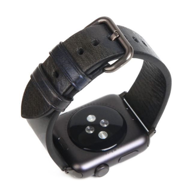 【Apple Watch バンド 44/42mm】Italian Camo Leather (ブラック) for Apple Watch Series4/3/2/1サブ画像