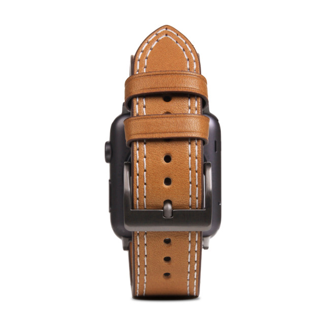 【Apple Watch バンド 44/42mm】Italian Temponata Leather (タン) for Apple Watch Series4/3/2/1サブ画像