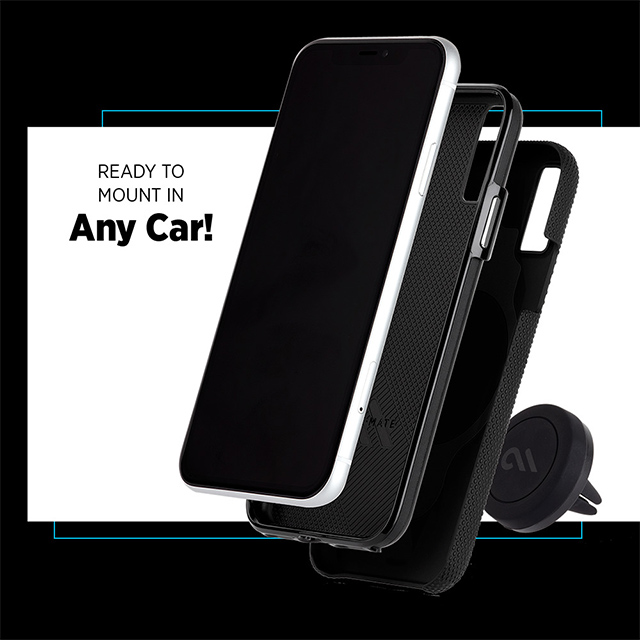 【iPhoneXS/X ケース】Car Case with Car Vent Mount (Black/Black)サブ画像