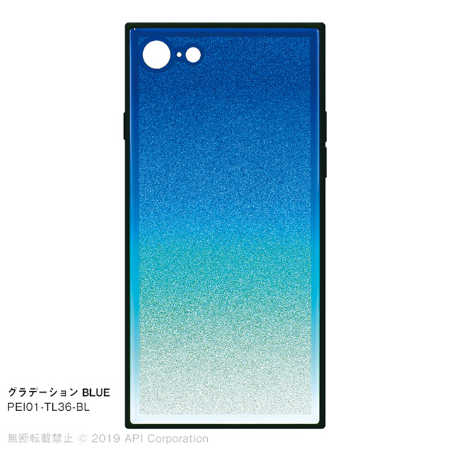 【iPhoneSE(第3/2世代)/8/7 ケース】TILE グラデーション (BLUE)サブ画像