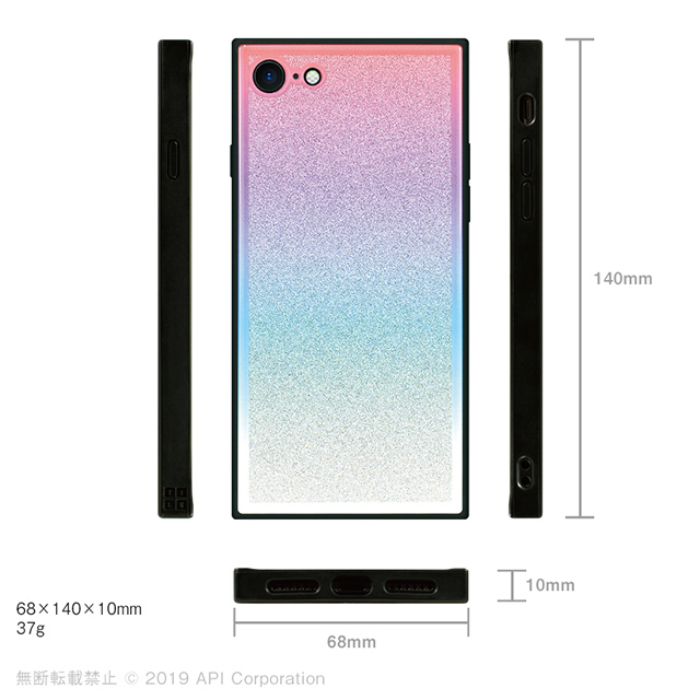 【iPhoneSE(第3/2世代)/8/7 ケース】TILE グラデーション (PINK)goods_nameサブ画像